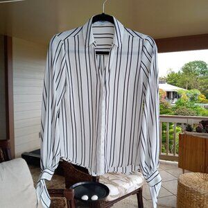 Striped Dress Blouse